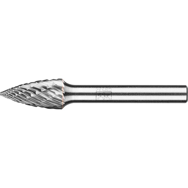 Pferd Carbide Bur - Tree pointed end, OMNI cut - 3/8" x 3/4" x 1/4" Shank - SG-3 L6 28031 - main